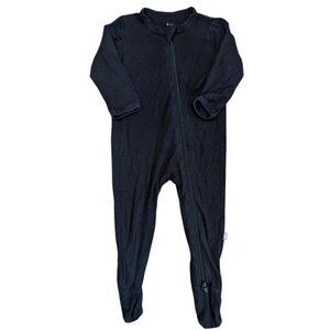 Kyte Baby Black Footie Sleeper 3-6m